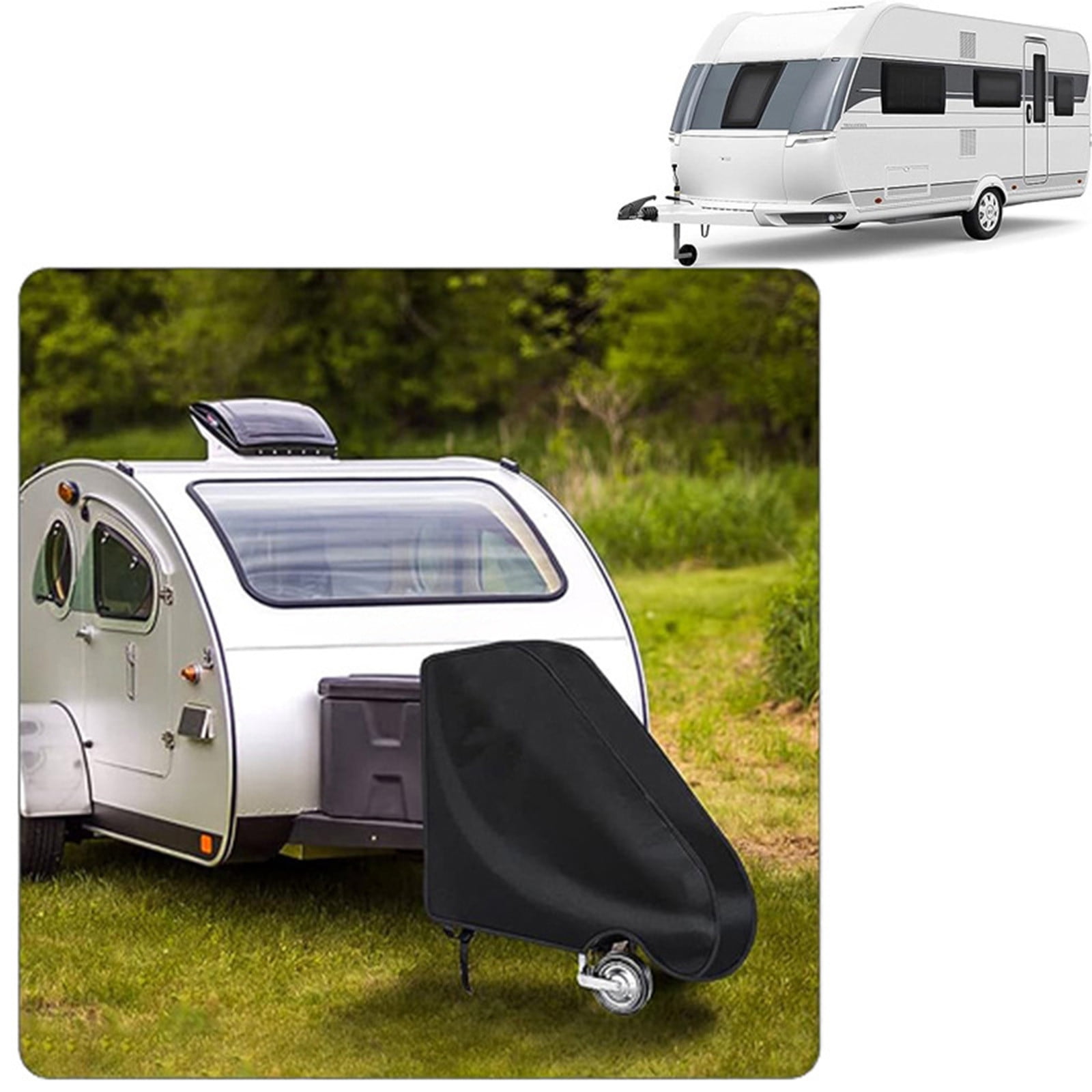 Taotanxi RV Trailer Hook Cover RV Travel Trailer Traction Hook Cover Hitch Cover Trailer Hook Cover
