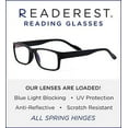 thumbnail image 5 of Readerest Blue Light Blocking Reading Glasses Computer Glasses Fashionable, Acrylic, 5 of 7