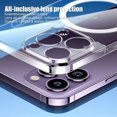 thumbnail image 2 of Clear Magnetic Phone Case For iPhone 14 11 12 13 15 Pro Max 12 13 Mini 15 Plus Magsafe Wireless Charge Silicone Shockproof Cover For iPhone 11Pro Max, 2 of 5