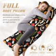 thumbnail image 3 of KLL Ultra Soft Microfiber Body Pillow Cover/Pillowcases 20"x54" with Hidden Zipper Closure-Mushrooms, 3 of 5