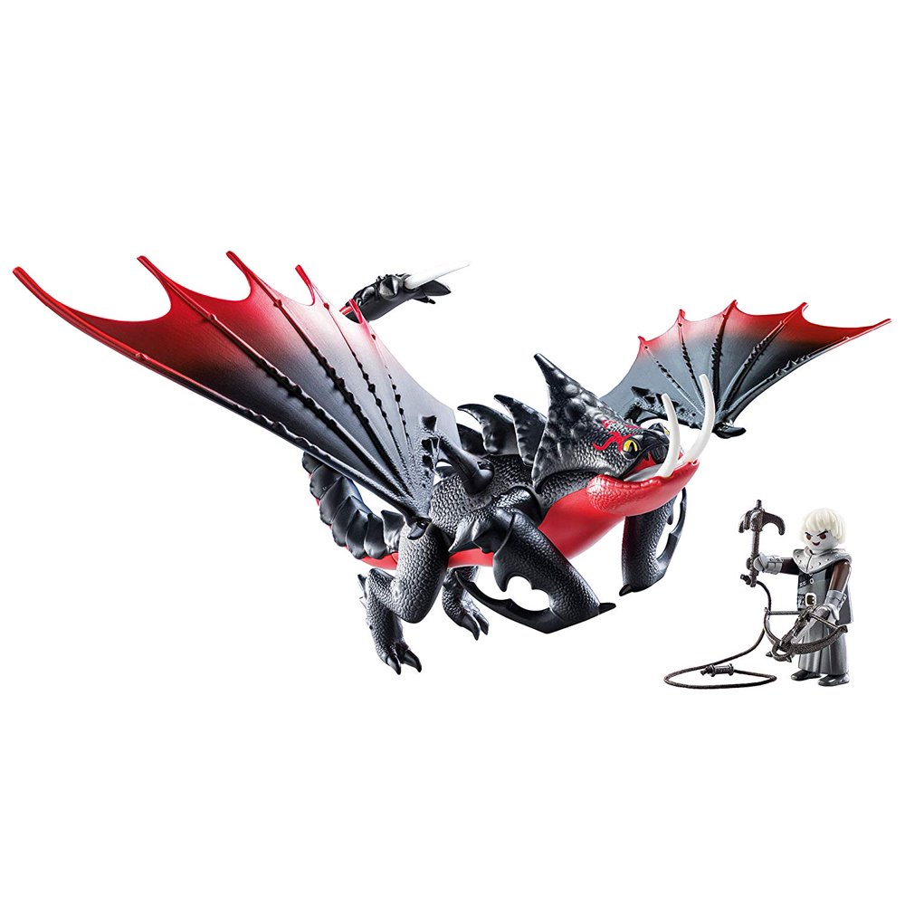 PLAYMOBIL How to Train Your Dragon III Deathgripper with Grimmel Action