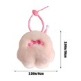 thumbnail image 4 of AYktou Lovely Plush Keychain-Cute Stuff Pendant Rabbits Ice Cream Keyring Keychain Gift for Handbag,Purse,Backpack,Car Keys, 4 of 8