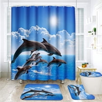Gamer Boys Girls Bathroom Set with Shower Curtain and Rugs Accessories, Cute Kids Shower Curtain Set, Computer Child Play Game Shower Curtain for Bathroom, Level Up Bathroom Decor 4 Pcs