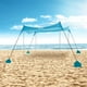 thumbnail image 1 of Toldo para Playa Portatil Hikeo Carpa Plegable Resistente a Viento, 1 of 8