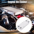 thumbnail image 2 of 6421800165 Automatic Engine Oil Cooler 8 Rows Silver Tone for Mercedes-Benz Sprinter 3500 2010-2017, 2 of 6