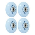 thumbnail image 1 of Unique Bargains Roues de Patins en Ligne avec Roulements 82A Remplacement de Patins, Bleu 4 Pack, 1 of 5