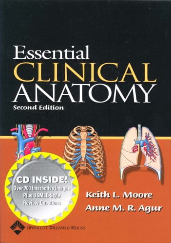 CLINICAL ANATOMY(CD未開封付き) Moore Clinically Oriented Anatomy 8E Text & Moore's Anatomy Review