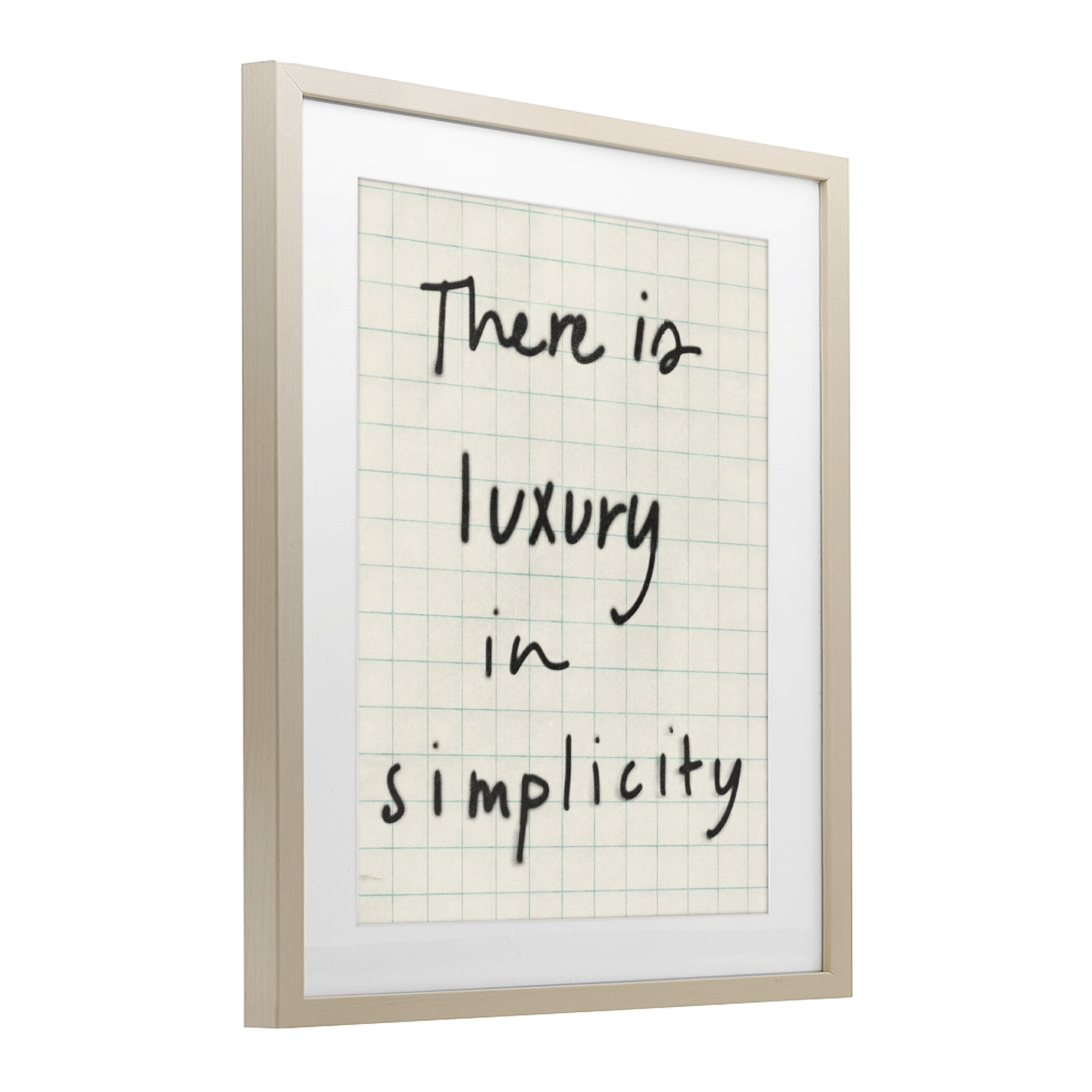 Stupell Industries Luxury In Simplicity Scrawl Birch Framed Print Under Glass, design by Victoria Barnes