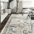 thumbnail image 3 of nuLOOM Minta Vintage Area Rug, 4' x 6', Blue, 3 of 6