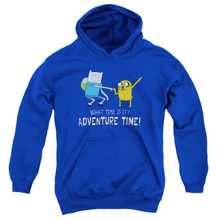 Adventure Time Fist Bump Big Boys Youth Pullover Hoodie