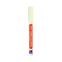 Naxoaeo Grout Pen White Tile Grout Paint Pens: Waterproof Marker for Floor, Kitchen & Bathroom Shower Tiles - Narrow 5mm, with Extra Tips (4mL)