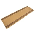 thumbnail image 2 of Custom Size Greek Key Meander Beige Roll Runner Rug 36 Inch Wide and Customize Choice of Your Length by feet Slip Skid Resistant Latex Back Cut to Size Rug Runner, 2 of 8