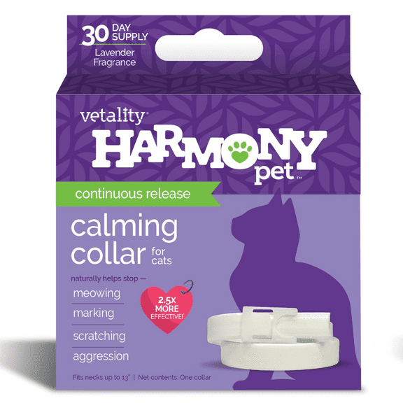Vetality Harmony Pet Calming Collar for Cats 1ct