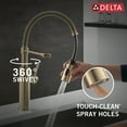 thumbnail image 4 of Delta Antoni: Single-Handle Pull-Down Spring Kitchen Faucet, 4 of 4