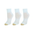 thumbnail image 2 of Women's GOLDTOE ® 3-pack CoolMax Quarter Socks Color: White Size: N/A, 2 of 2