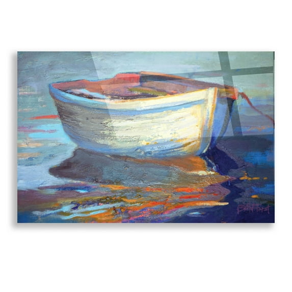 Epic Art 'Sail Away' by Beth Forst, Acrylic Glass Wall Art, 16"x12"