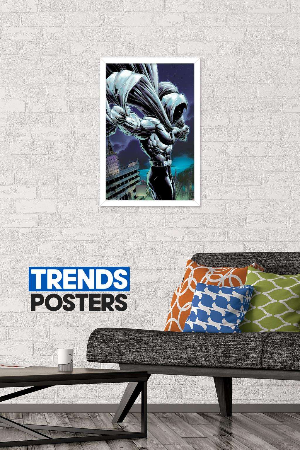 Marvel Comics - Moon Knight - Cover #10 Wall Poster, 14.725" x 22.375", Framed