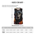 thumbnail image 4 of Sikiie Colorful Floral Black Dog Basketball Jersey Reversible Men's Mesh Athletic Sports Shirts Training Practice S-4XL4X-Large, 4 of 6
