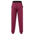 thumbnail image 5 of Kureaily Male Casual Fitness Running Pants Casual Pants Color Block Pockets Pants, 5 of 5
