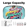 thumbnail image 3 of Thanksgiving Digital Pouch with Oxford Fabric, Waterproof, Size 5.9x9.44x3.14 in, Cord Organizer, Charger Organizer, Bag Cable Organizer, Electronic Travel Case Organizer, 3 of 6