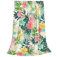 thumbnail image 2 of Sikiie Tropical Flowers Ultra-Soft Micro flannel Blanket Luxury All Seasons Warm Blanket for Bedding Sofa and Travel (4 sizes)-50"x40", 2 of 7