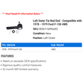 thumbnail image 2 of Left Outer Tie Rod End - Compatible with 1978 - 1979 Ford F-150 4WD, 2 of 2