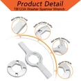 thumbnail image 4 of TB123A Washer Spanner Wrench 1-11/16 Inch Spanner Wrench for Washer Tub Nut Fit for G.E Whirl.pool Washing Machine - Replaces TB123A ,TB123B, ERTB123A, AP4503397, AP6832671, 1021707, 2020913, 4 of 6