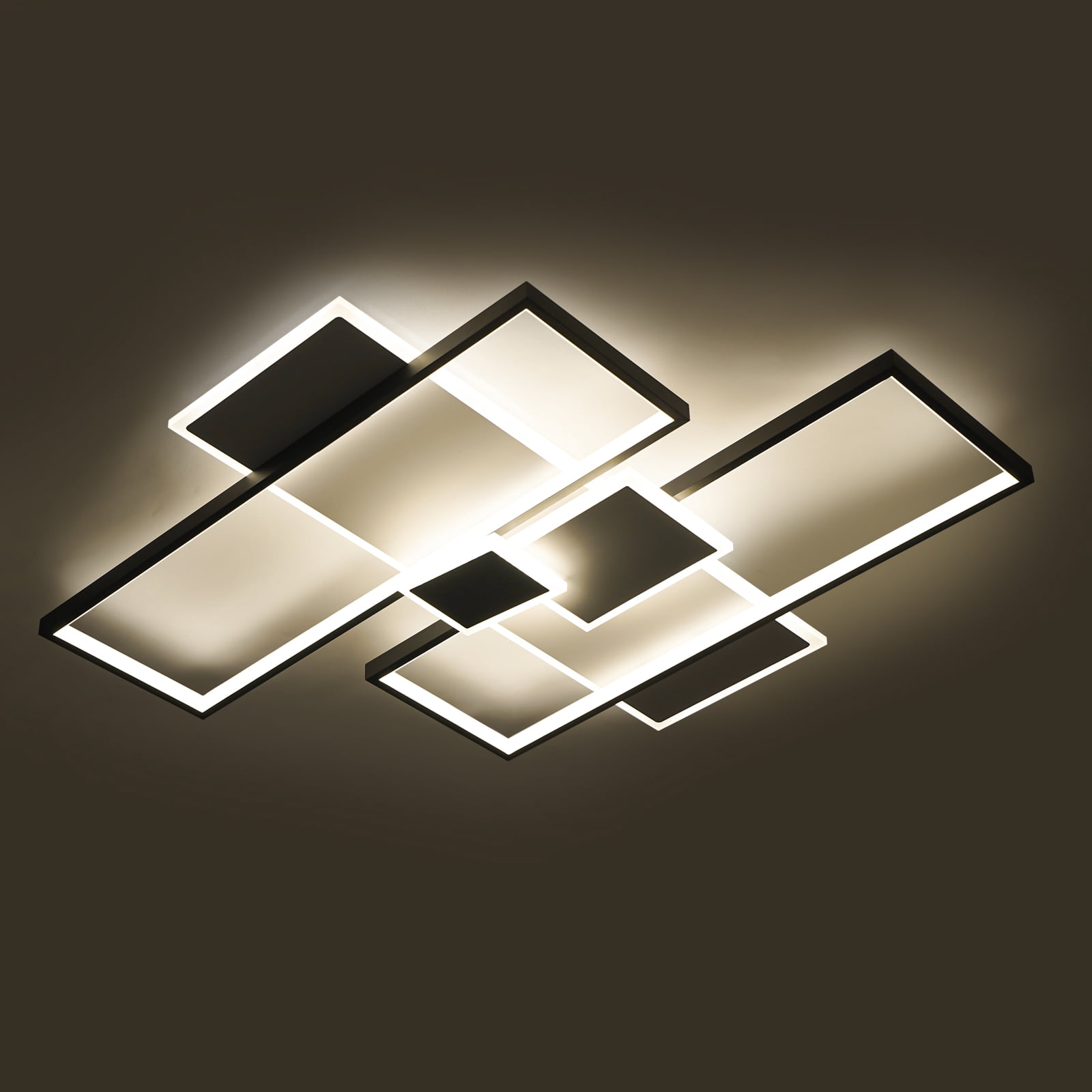 Modern Ceiling Light, Ceiling Mount Light Fixture with Remote Control