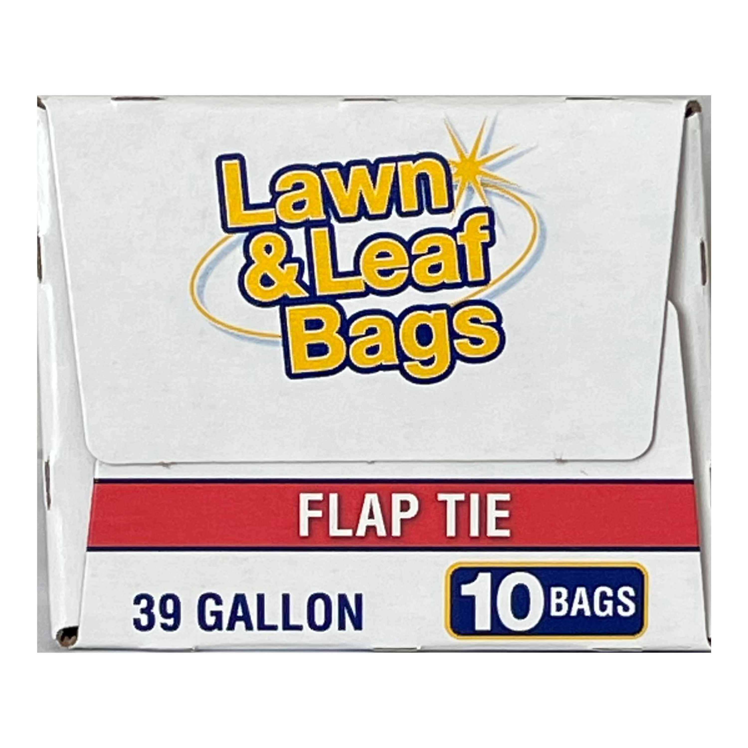 Essential Everyday Lawn & Leaf Bags, Flap Top, 39 Gallon, Clear 36