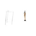 thumbnail image 1 of Mesita de noche,Mesa auxiliar de acrílico transparente,mesa auxiliar transparente de 2 niveles,Estatuas de mujeres,Estatuas y esculturas africanas Tienda de estatuas de mujeres,Figuras, 1 of 8