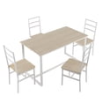 thumbnail image 6 of 5 Piece Kitchen Dining Table and Chair Set, Dining Room Table Set with Table and 4 Chairs, Rectangle Dining Table Set for 4, Dinette Set for Kitchen Dining Room Small Space, 6 of 9