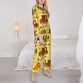thumbnail image 4 of Bingfone Womens Pajama Sets Forest Guard Print,Long Sleeve Loungewear Pajamas Set-X-Large, 4 of 9