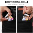 thumbnail image 3 of Fancy Nancy-theme Copper Metal Lighter Shell, Premium Replacement Refillable Lighter Case with Durable Metal Construction, Compatible with Zippo and Most Standard Lighter Models, 3 of 6