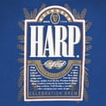 thumbnail image 4 of Harp Lager Guinness Men's 2-Sided Blue Graphic T-Shirt-Large, 4 of 4