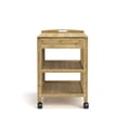 thumbnail image 3 of Greemotion Dohna Bamboo 2-Shelf Kitchen Cart with 2-Drawer in Natural, 3 of 6