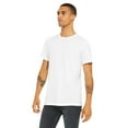 thumbnail image 4 of BELLA + CANVAS Men’s Jersey Tee, 100 Cotton, Short Sleeve Crew T-Shirt, White, Sizes S-4XL, 4 of 4