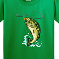 thumbnail image 4 of Inktastic Leaping Bass Fish Youth T-Shirt, 4 of 5