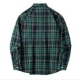 thumbnail image 4 of Toimothcn Shirt For Men Long Sleeve Casual Plaid Shirt Lapel Buttons Up Spring Shirts With Pocket Comfortable Loose Shirt Tops Comfy Mens Dailywear, 4 of 4