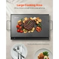 thumbnail image 4 of LINJH 24x16 in Flat Top Griddle Carbon Steel Universal BBQ Grill Pan Cookware, 4 of 12