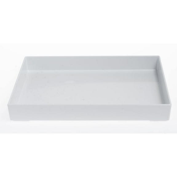 HUBERT® White Melamine Tray - 13 3/4" L x 9 3/4" W x 1 3/4" H