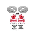 thumbnail image 2 of PowerStop Rear Z26 Street Warrior Brake Pad and Rotor Kit with Red Powder Coated Calipers Fits: FORD Select Models KC6402-26, 2 of 7