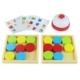 thumbnail image 1 of 1 Set Pushing Table Game Toy Wooden Early Educational Toy Board Game Toy, 1 of 6