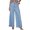 Light Blue, variant on Wenini Women's High Waist Solid Loose Denim Pants Wide Leg Denim Jeans with Pockets
