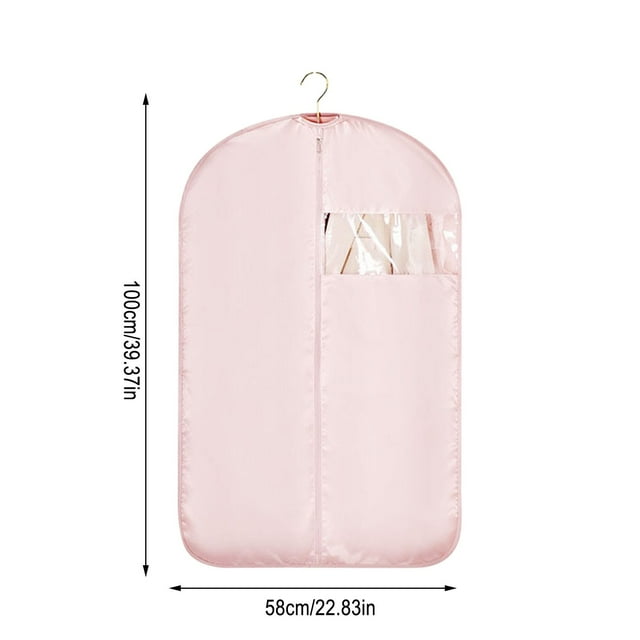 Protector de ropa colgante para cubrir prendas | Bolsa de almacenamiento para abrigo largo y chaqueta de plumas | Tejido transpirable | A prueba de polvo | Ideal para la organización del armario