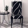 thumbnail image 2 of 4PCS Spandex Chair Covers Printed Stretch Elastic Universal Chair Cover Slipcovers Dining Room Wedding Banquet Hotel, 2 of 5