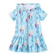 thumbnail image 1 of Disfraz de baño de Disney Frozen Elsa Girl, tela de rizo, azul, 5-6 años, 1 of 7