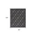 thumbnail image 4 of 7' X 10' Black Geometric Flatweave Area Rug, 4 of 10