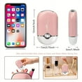 thumbnail image 4 of 1pc Grafting Planting False Eye Lash Blow Dryer Mini Handheld Small Fan USB Charging Leafless Fan Eyelash Tool, 4 of 5