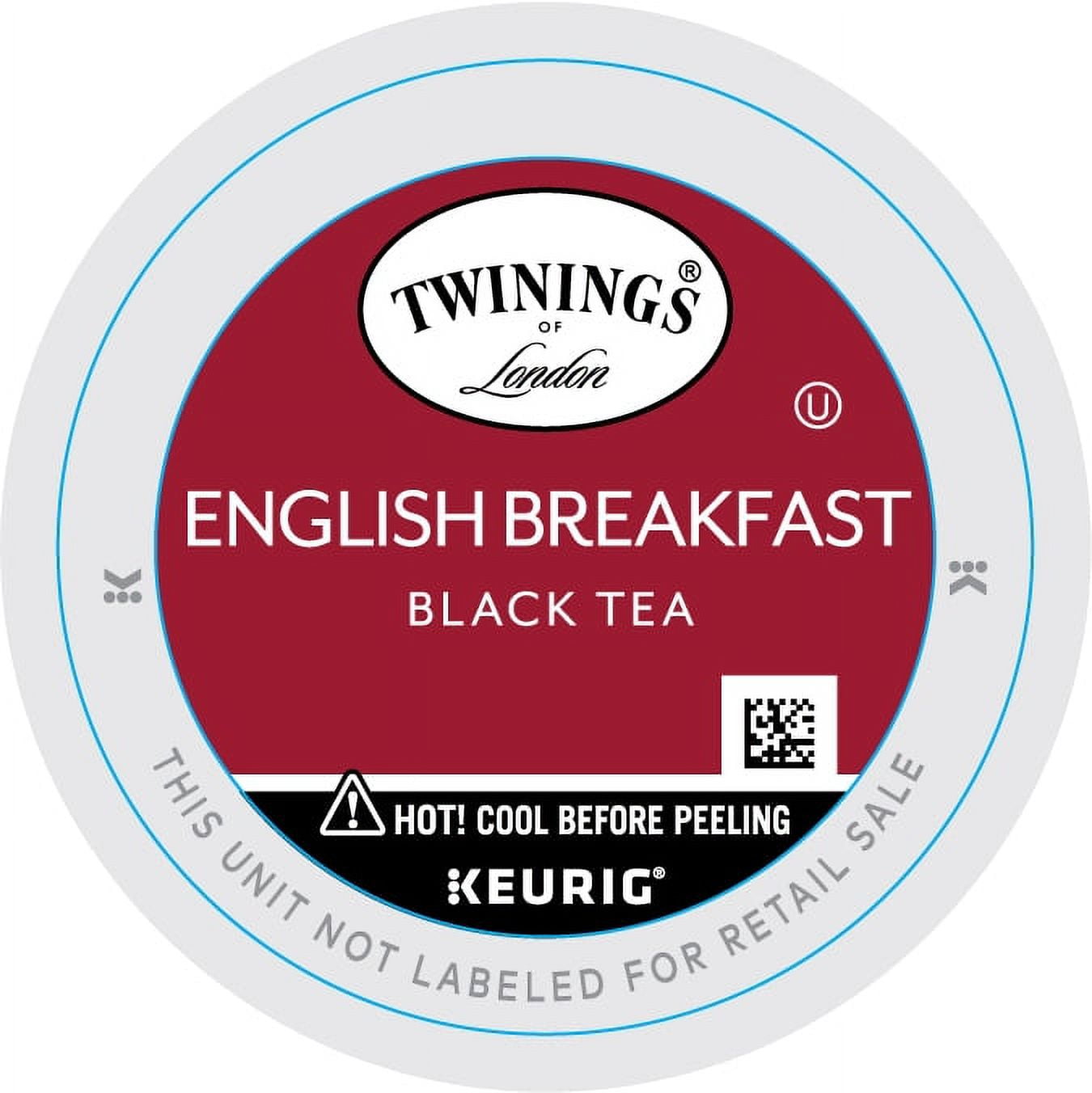 Keurig K-Supreme Plus - Cafetera de una sola porción con cápsulas Twinings  of London English Breakfast Tea K-Cup 24 unidades