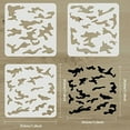thumbnail image 2 of 3 pcs Camo Stencil Kit 11.8x11.8inch Camo Stencils for Spray Paint Camouflage Pattern Stencils for Painting on Wood Canvas Paper Fabric Floor Wall and Tile, 2 of 9